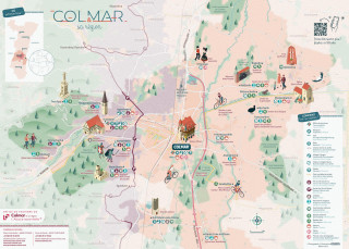 Plan touristique de Colmar agglomeration